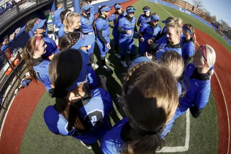 Softball Team Huddle