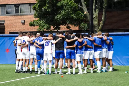 Men's soccer picked up their first win of the season with a 2-0 victory over Bucknell at Wish Field in Chicago