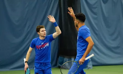 Sven and Shourya Doubles Win Against Davidson