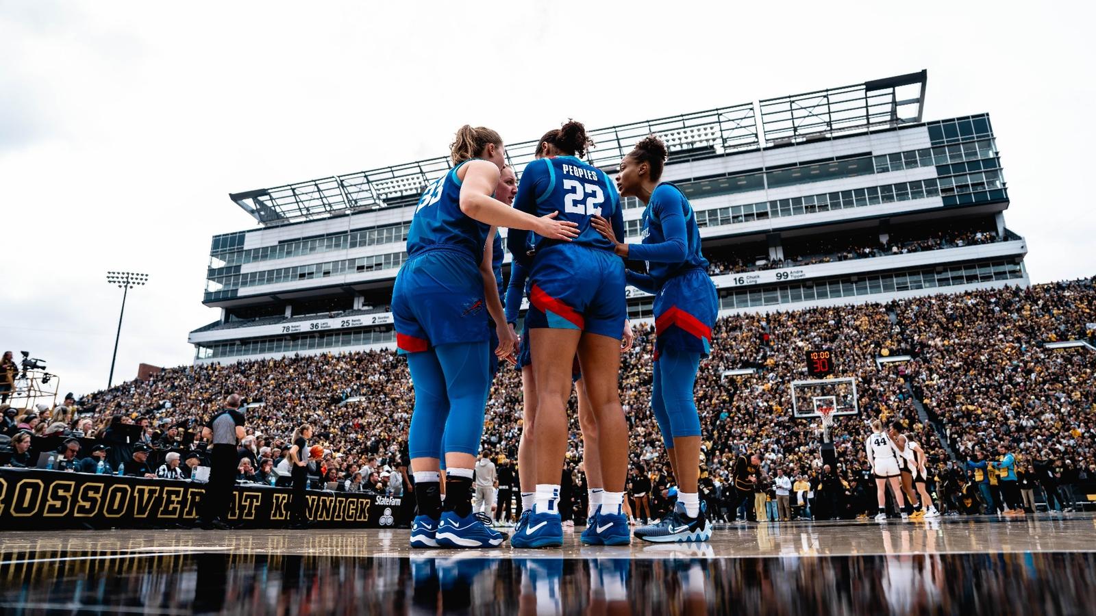 DePaul Makes History in Preseason Exhibition with Iowa - DePaul University Athletics depaul-makes-history-in-preseason-exhibition-with-iowa-depaul-university-athletics