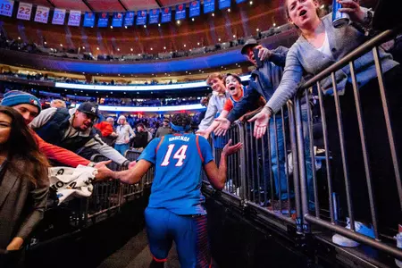 Blue Demons Win Thriller in First Round of BIG EAST Tournament Image