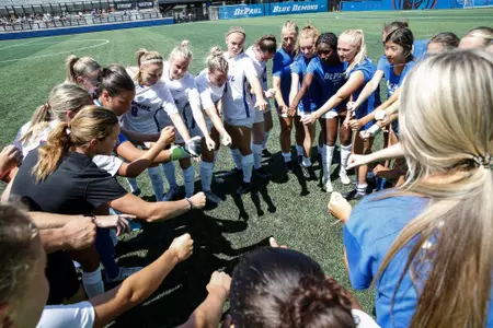 Women's Soccer Huddle