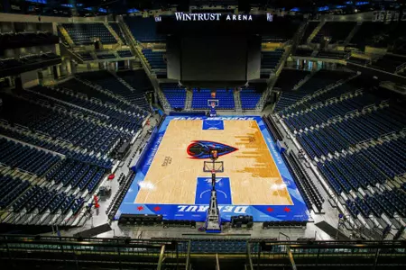 depaul basketball court at wintrust arena