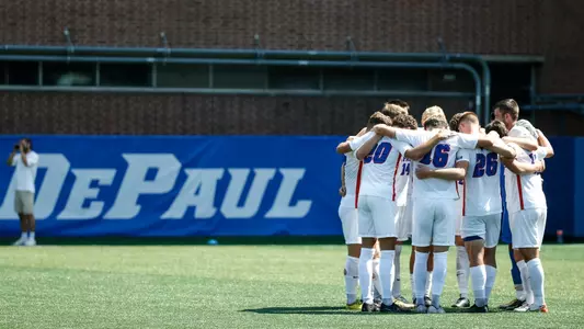 DePaul v Northwestern men’s soccer at Wish Field on 09/04/2023 in Chicago, Illinois. The Blue Demons and the Wildcats finished in a 1-1 draw. DePaul Athletics Photo by John Konstantaras | http://JohnKonPhoto.com