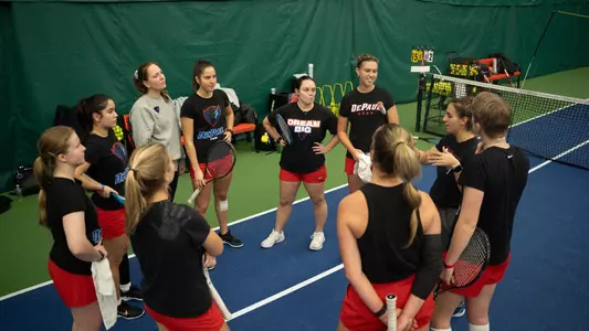 23-24 Women's Tennis Huddle