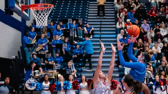 Meg Newman takes a shot