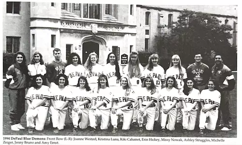 1994 DePaul Softball Team Photo