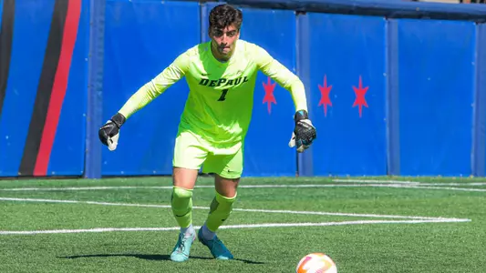 Santiago Davila takes a goal kick