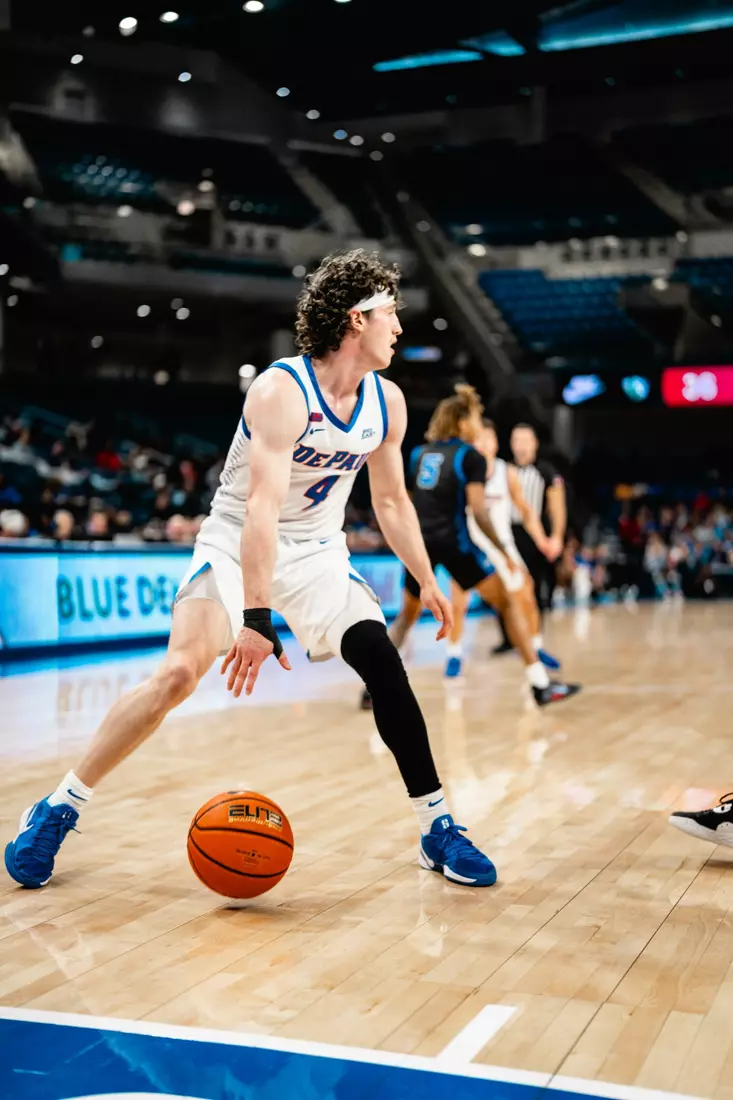 Conor Enright dribbles the ball looking for a pass
