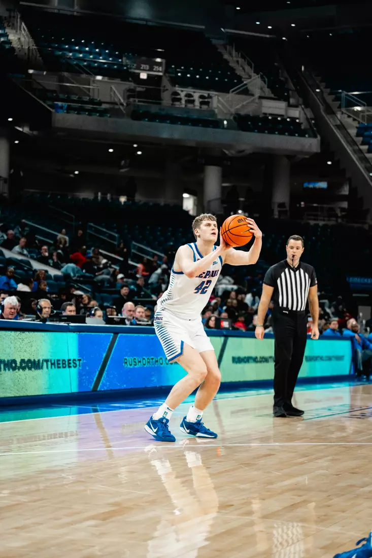 David Skogman goes up for a shot