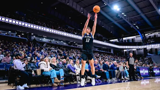 jacob meyer shoots for a three