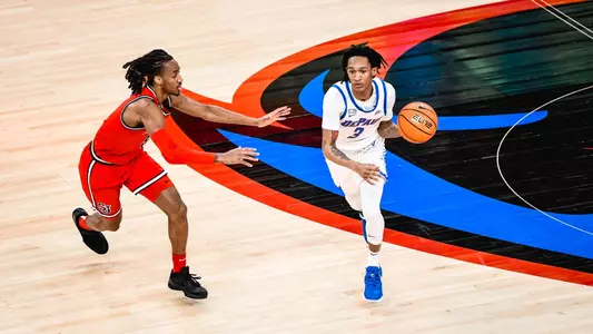 jalen terry dribbles