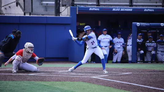 Bibianna Rodriguez at bat