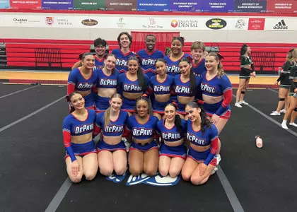 2024 Cheer Team after the nationals showcase at Lewis University