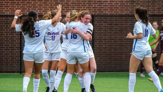 Women's Soccer Celebration