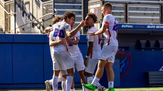 Men's Soccer Goal Celebration 2024