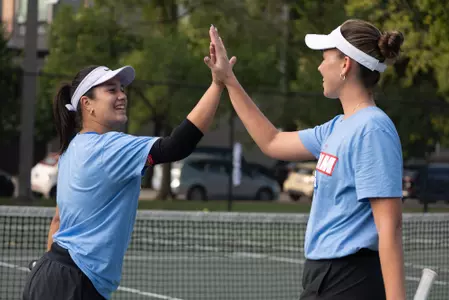 Women's Tennis Practice 9.11 - High Five