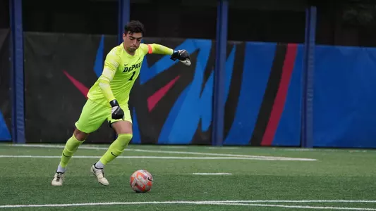 Santiago Davila takes a goal kick