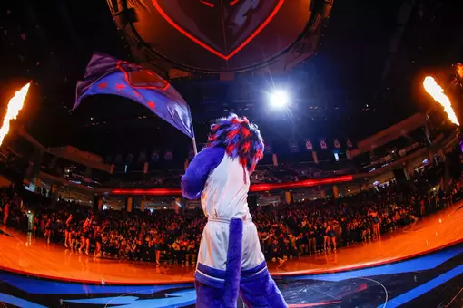 DIBS flies a flag pre-game.