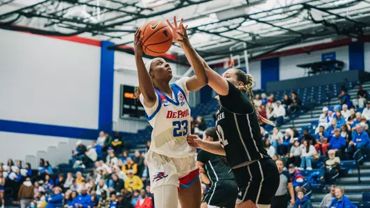 Michelle Ojo takes a shot