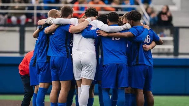 MSOC Team Huddle vs. Providence