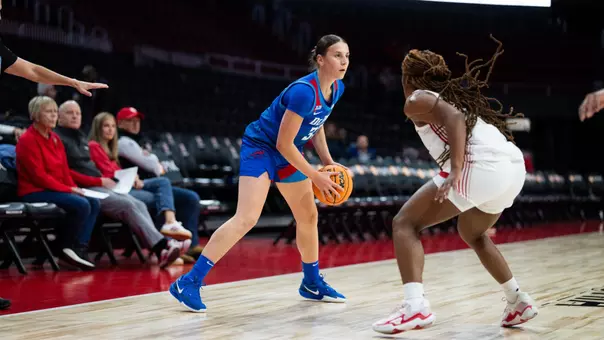 Kate Novik drives the ball