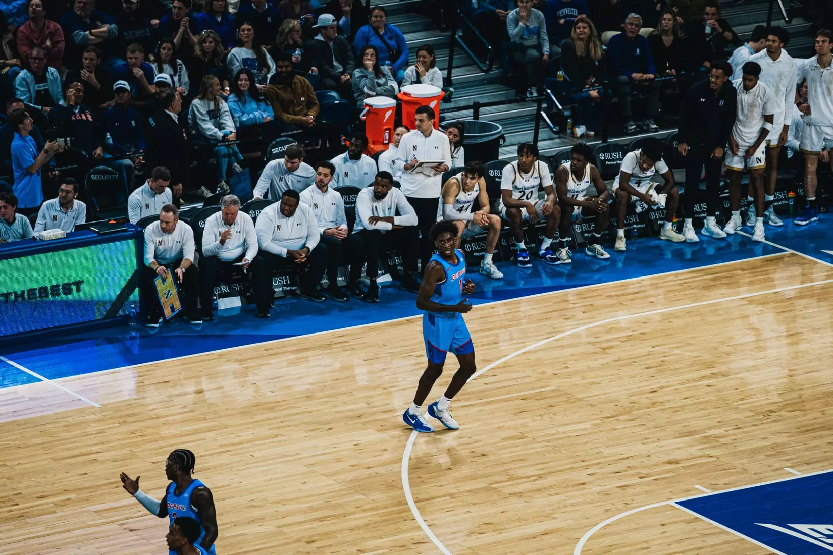 Kaleb Banks on court