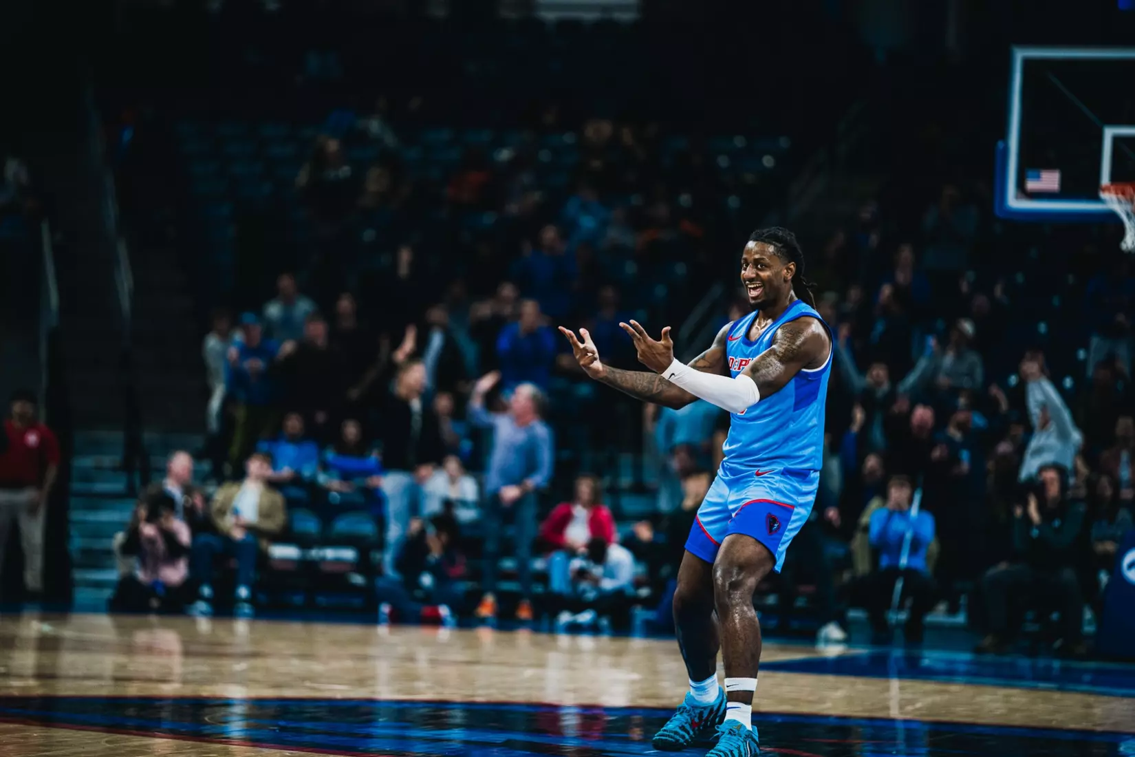 Brandon Maclin celebration