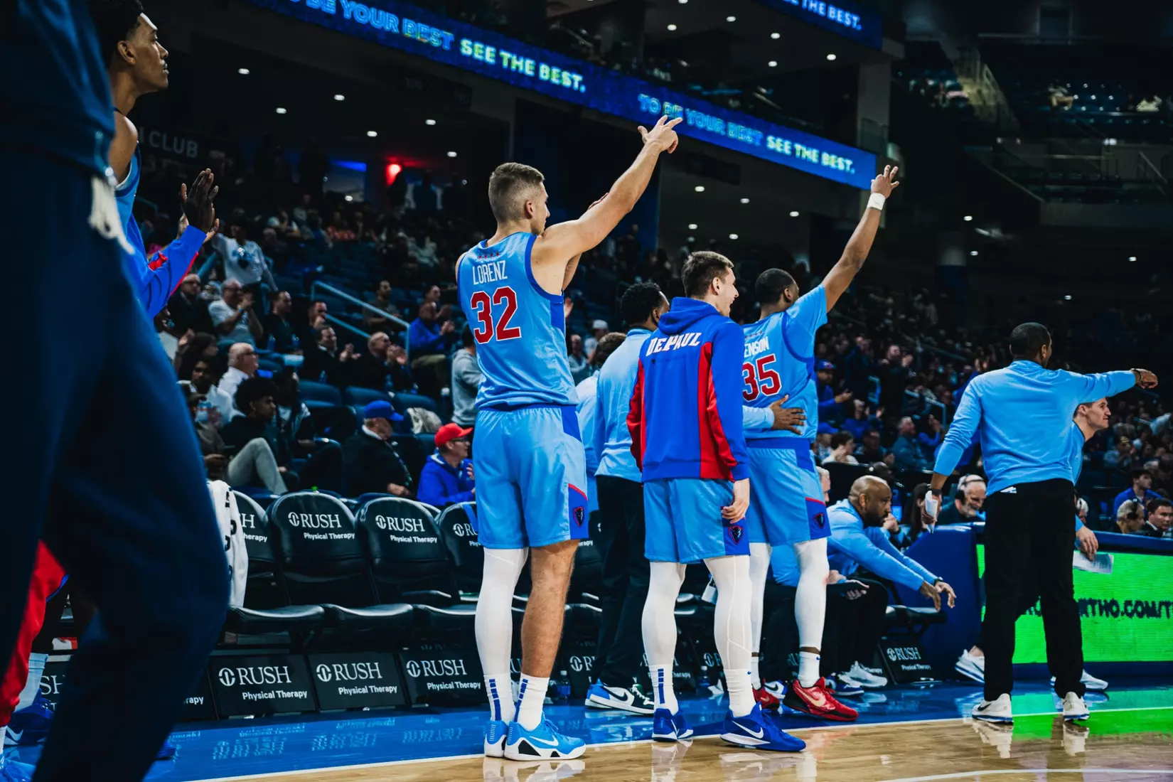 Jeremy Lorenz on bench