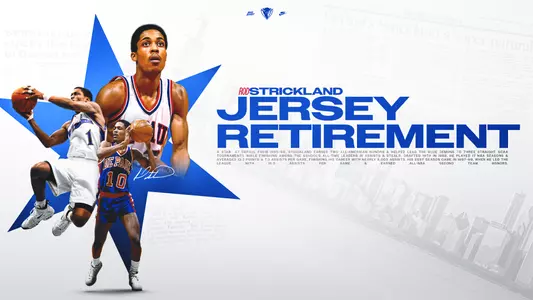 rod strickland jersey retirement