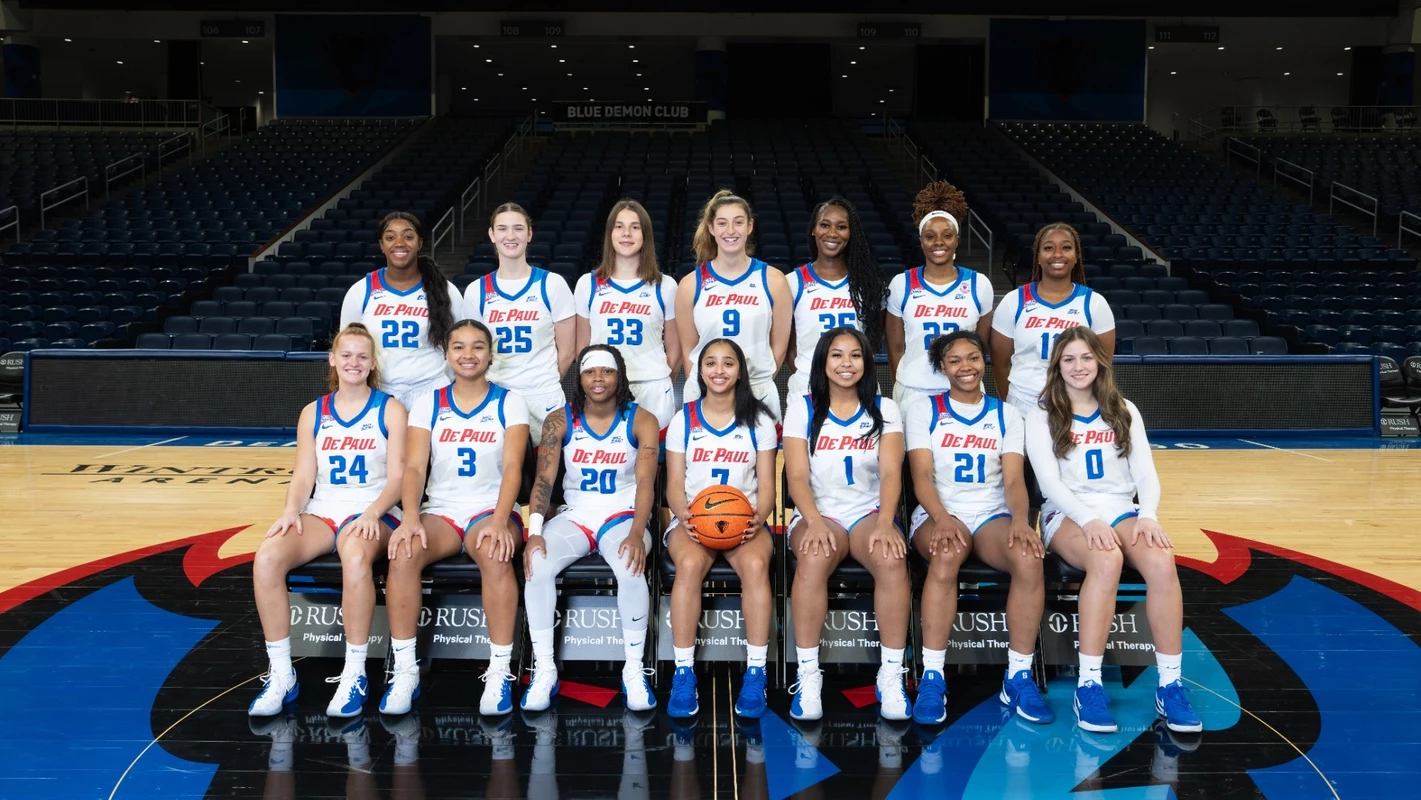 2025-26 DePaul WBB Team Photo