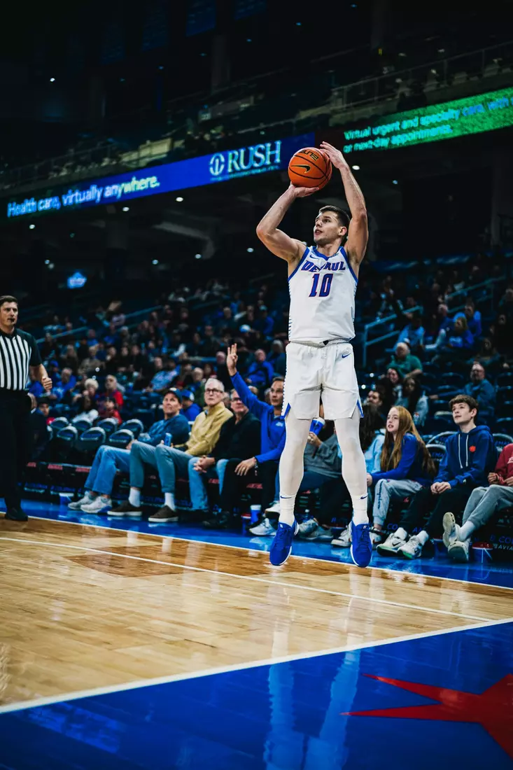 Ilija shooting a three