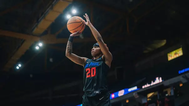 Shakara McCline shoots from long range