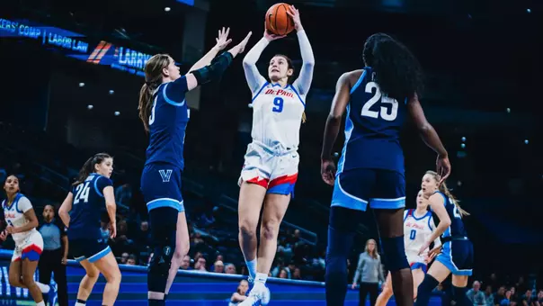 Forward Meg Newman rises up for the jumper.