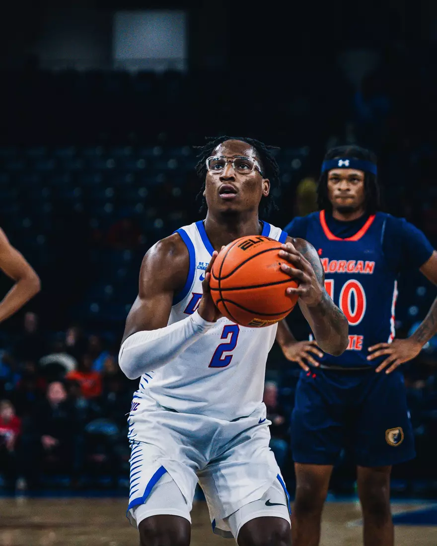 Layden Blocker attempts a free throw.