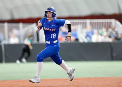 Zoe Levine runs the bases