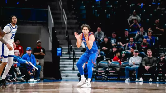 Isaiah Rivera claps after a big play