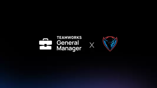teamworks general manager logo x depaul athletics logo