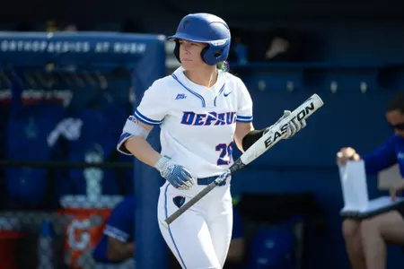 Addison Talbot comes up to bat