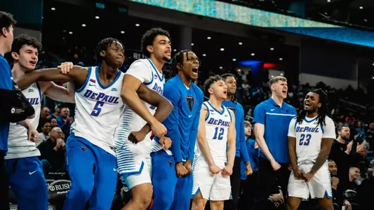 depaul bench celebrates