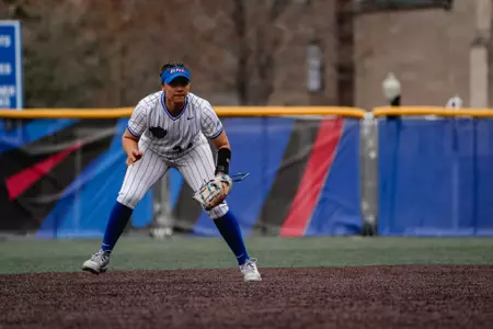 BiBi Rodriguez waits for the ball