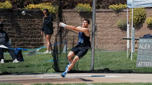 Alex Bernstein in the hammer throw