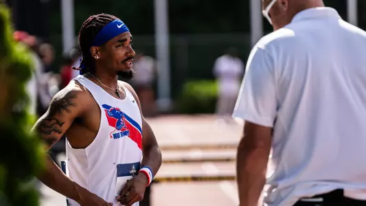Darius Brown with Coach Dopek