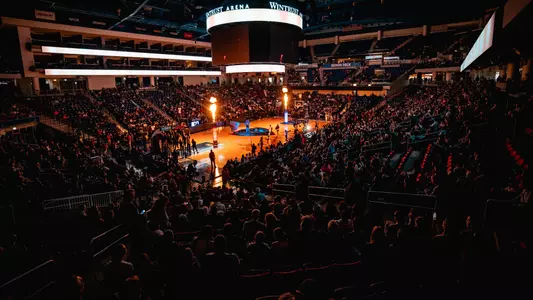Wintrust Arena Introductions, pyro
