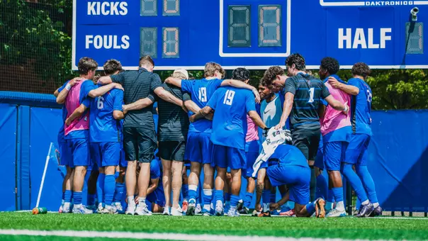 Men's Soccer Huddle - 8.8
