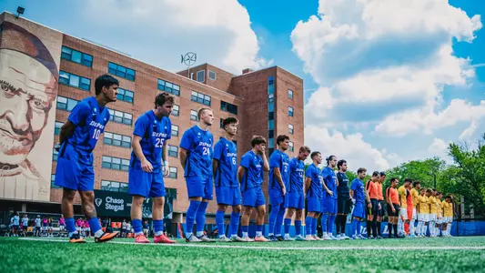DePaul Men's Soccer lines up ahead of exhibition versus Michigan