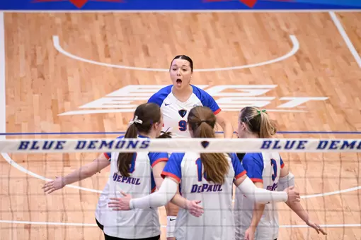 Luisa Juncu celebrates with the rest of her team