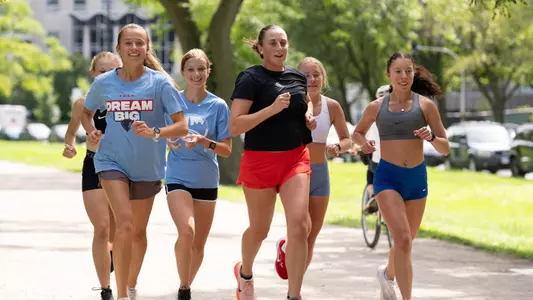 Cross country practice shot