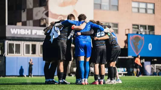 Team huddle pregame.