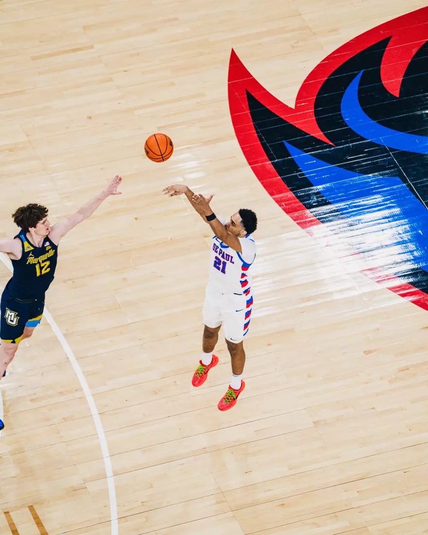 Theo Pierre-Justin hitting from deep.